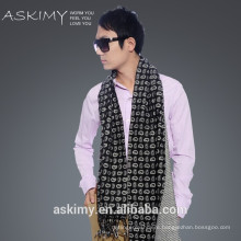 2015 fashion100% wool men scarf